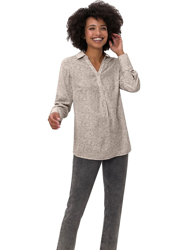 Heine Bluzka w kolorze kremowo-szarym rozmiar: 44