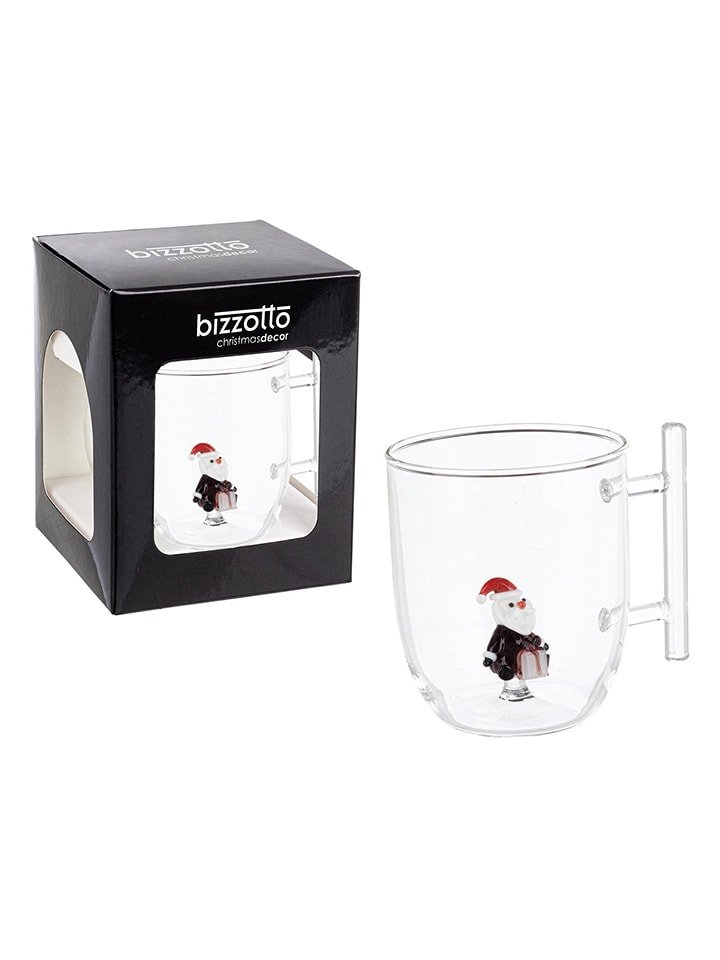 Bizzotto Kubek "Santa" ze wzorem - wys. 11,5 x Ø 8,5 cm rozmiar: onesize