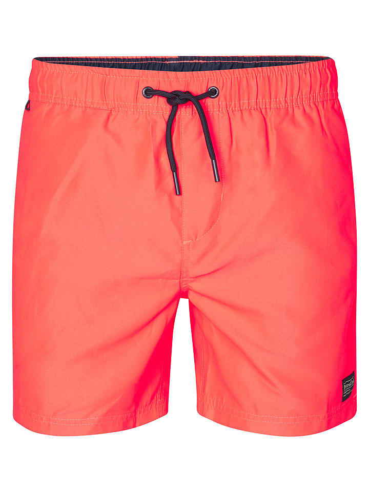 Petrol Industries Szorty kąpielowe w kolorze czerwonym rozmiar: XXL