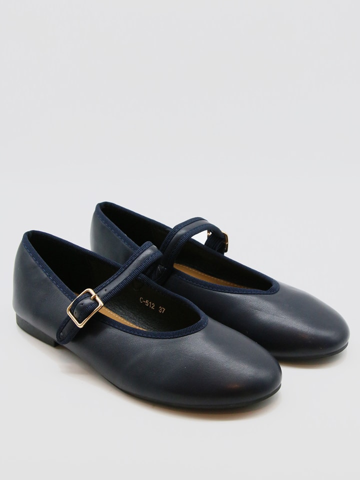 Bellucci Baleriny w kolorze granatowym z paskiem rozmiar: 37