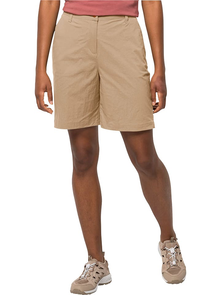 Jack Wolfskin Szorty "Desert" w kolorze beżowym rozmiar: 38