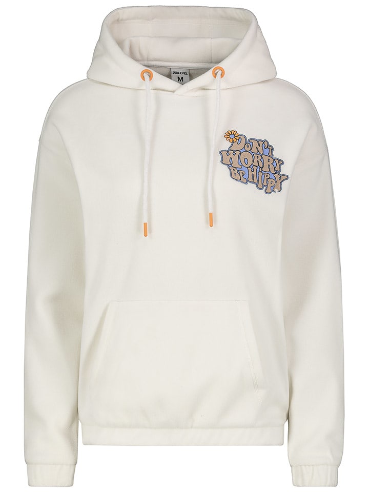 Sublevel Bluza polarowa w kolorze kremowym rozmiar: M
