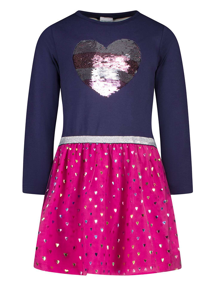 Topo Sukienka w kolorze granatowo-różowym rozmiar: 122