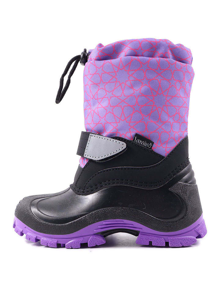 lamino Kozaki zimowe w kolorze fioletowym rozmiar: 33