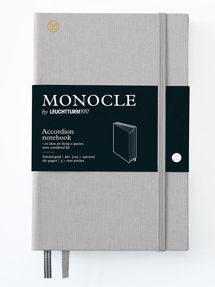 LEUCHTTURM1917 Notatnik w kolorze jasnoszarym w kropki - B6+ rozmiar: onesize