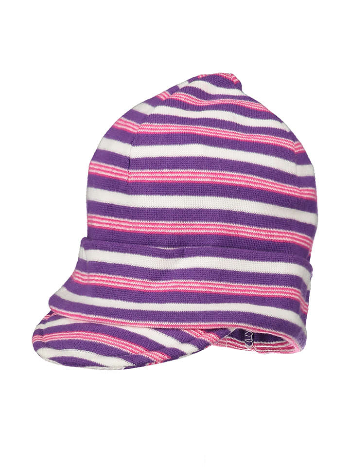 Döll Czapka w kolorze fioletowo-biało-różowym rozmiar: 47 cm