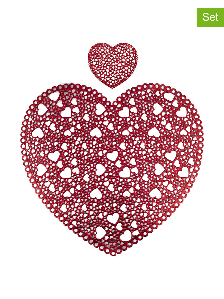 Villa d´Este 4-częściowy zestaw w kolorze czerwonym rozmiar: onesize