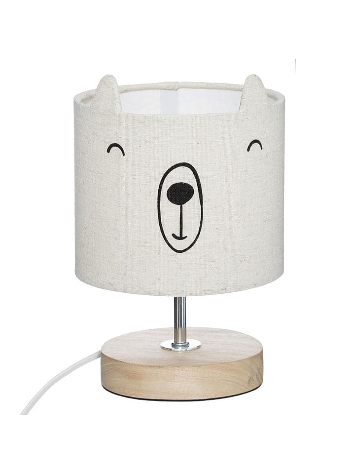 WellHome for Kids Lampa stołowa w kolorze białym - wys. 23 x Ø 15 cm rozmiar: onesize