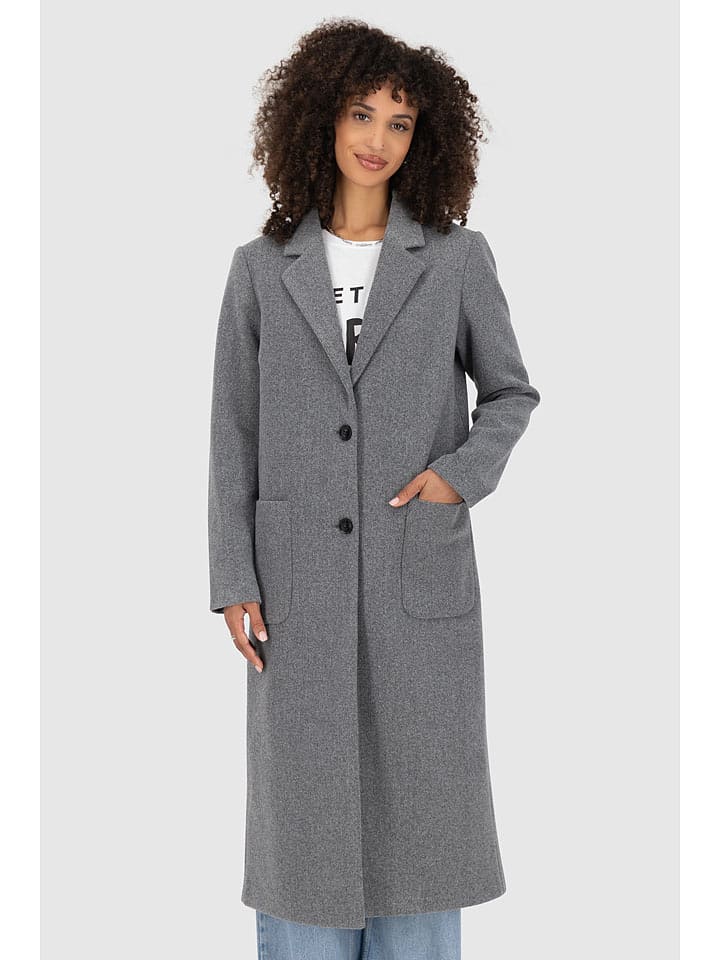 alife and kickin Płaszcz "DierdreAK" w kolorze szarym rozmiar: XL