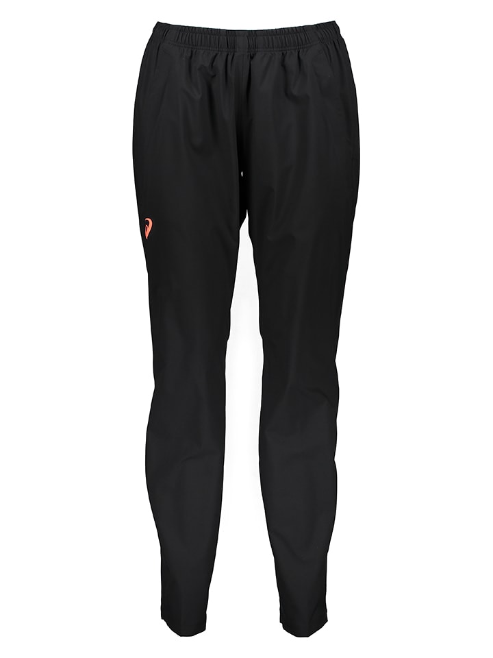 asics Spodnie przeciwdeszczowe w kolorze czarnym rozmiar: XL