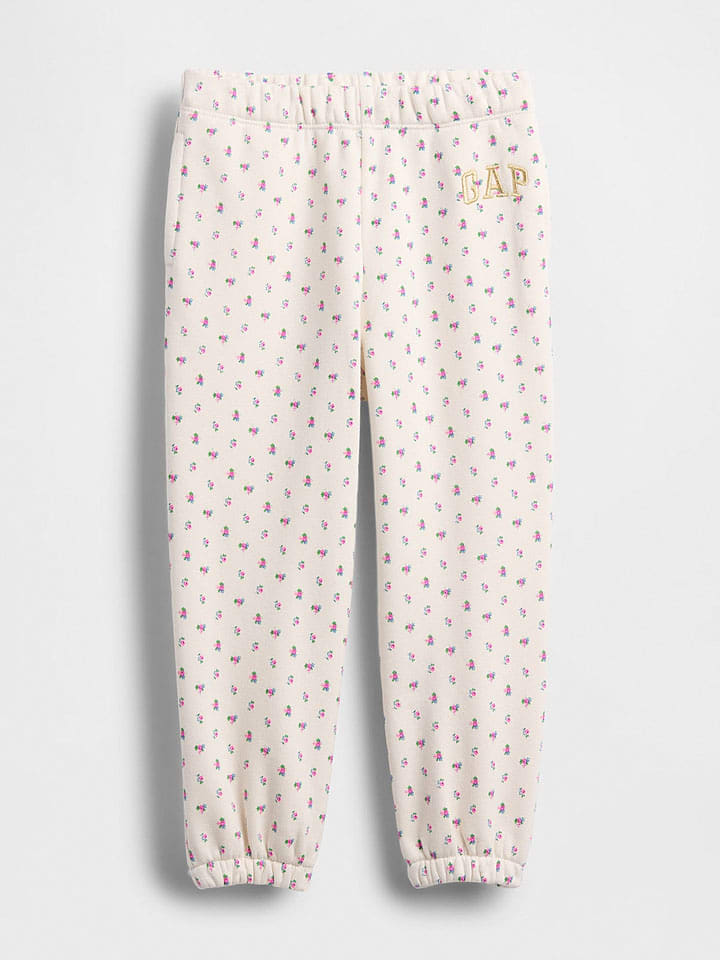 GAP Spodnie dresowe w kolorze kremowym rozmiar: 98