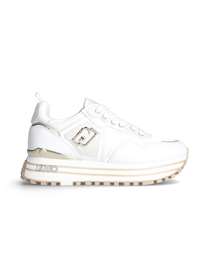 Liu Jo Skórzane sneakersy w kolorze białym rozmiar: 38