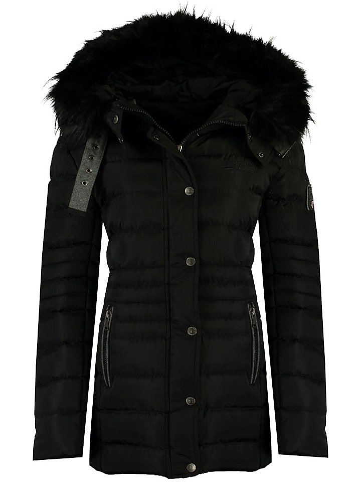 Geographical Norway Kurtka zimowa "Daleo" w kolorze czarnym rozmiar: 152