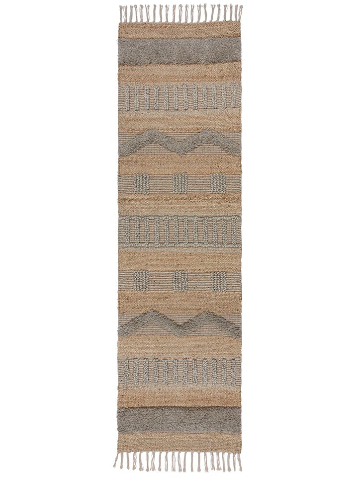 Flair Rugs Chodnik w kolorze beżowo-jasnoszarym rozmiar: 60x230 cm