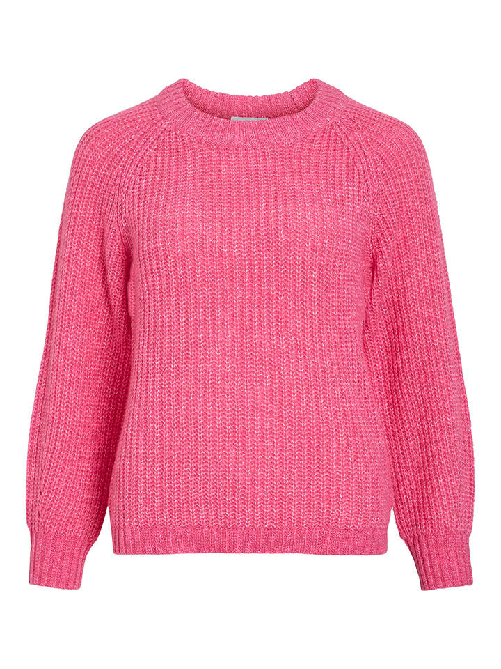 Vila Sweter "Visota" w kolorze różowym rozmiar: XL