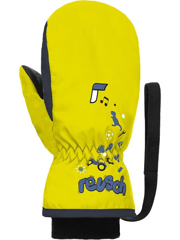 Reusch Rękawiczki funkcyjne "Reusch Kids" w kolorze żółtym rozmiar: 3/4