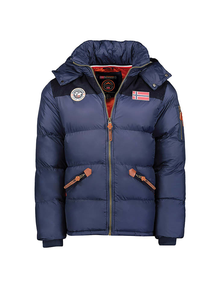 Geographical Norway Kurtka pikowana "Celien" w kolorze granatowym rozmiar: 140