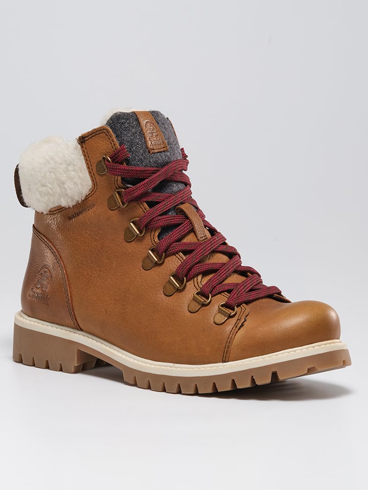 Kamik Skórzane botki "Roguehike2" w kolorze jasnobrązowym rozmiar: 39