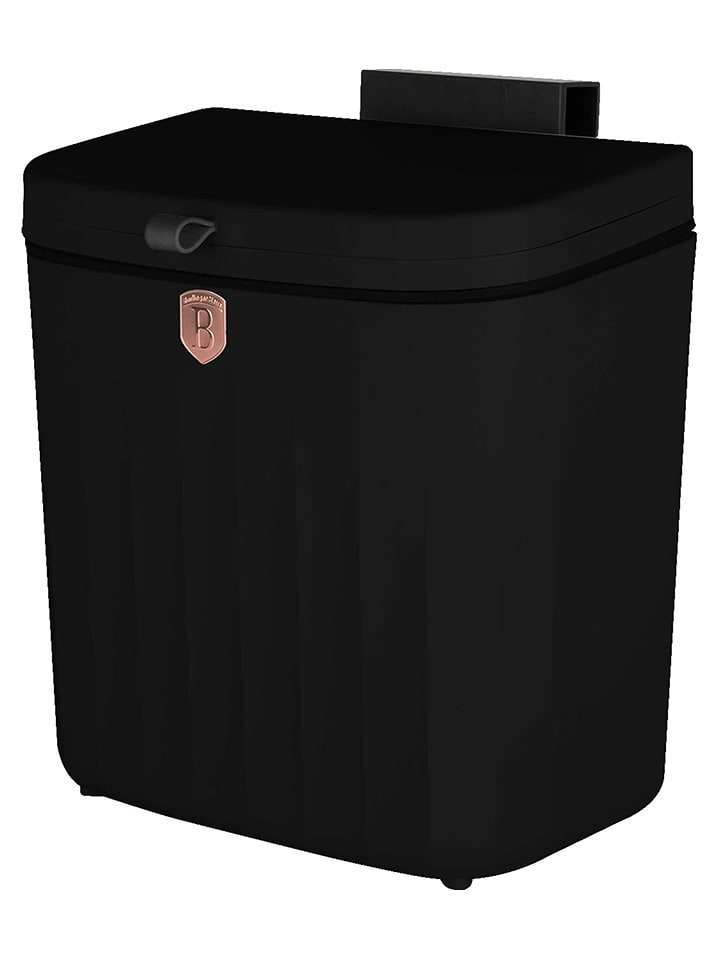 Berlinger Haus Kosz w kolorze czarno-różowozłotym na śmieci - 7 l rozmiar: onesize