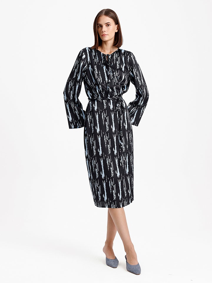 BGN Sukienka w kolorze czarno-błękitnym rozmiar: 38