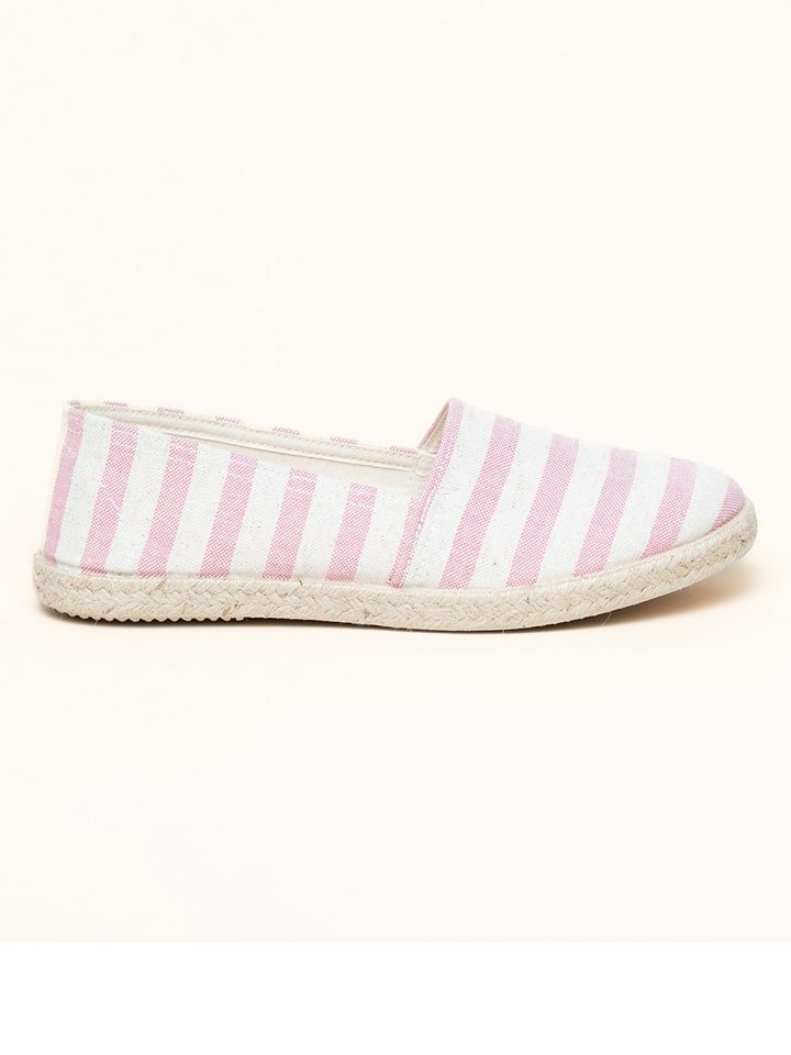 kitz-pichler Espadryle "Camping Linen duo" w kolorze białym rozmiar: 41