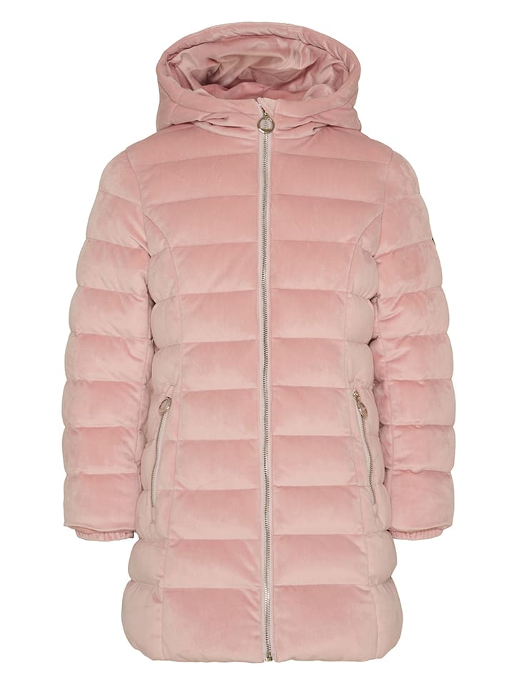 HULABALU Płaszcz zimowy w kolorze jasnoróżowym rozmiar: 110/116
