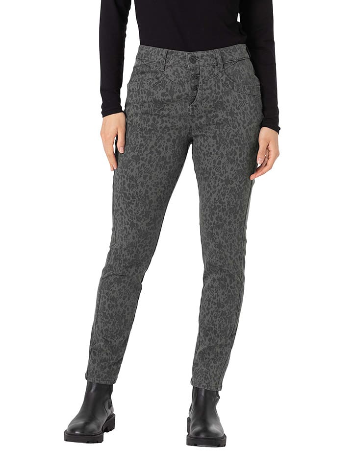 Timezone Spodnie "Raven" w kolorze szaro-antracytowym rozmiar: 28