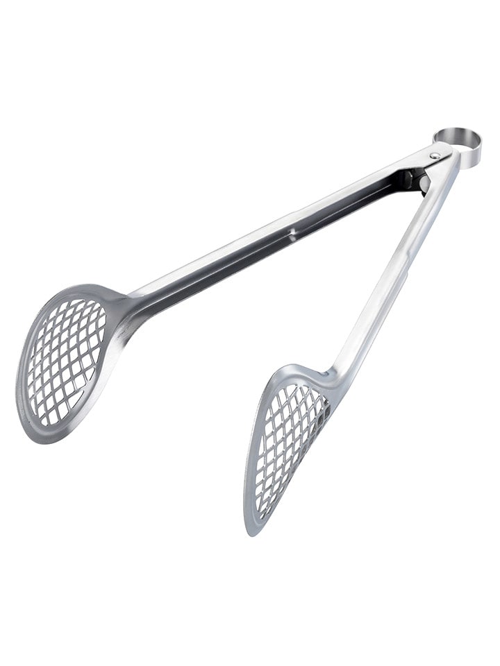 Wenko Szczypce kuchenne w kolorze srebrnym - 8 x 34,5 x 3,5 cm rozmiar: onesize