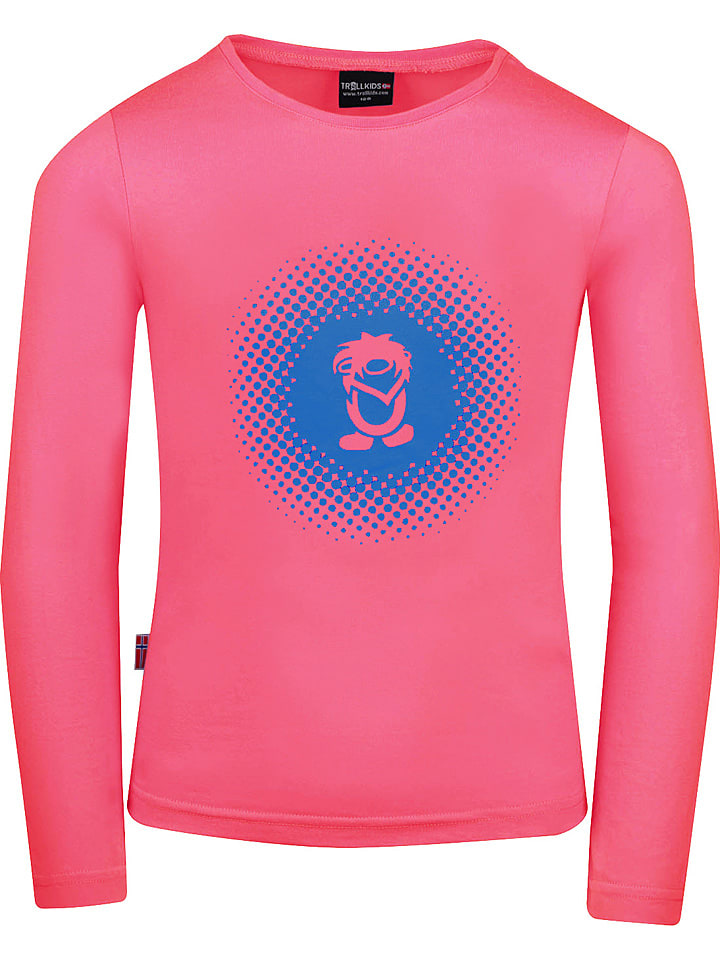 Trollkids Koszulka funkcyjna "Pointillism" w kolorze jasnoróżowym rozmiar: 164