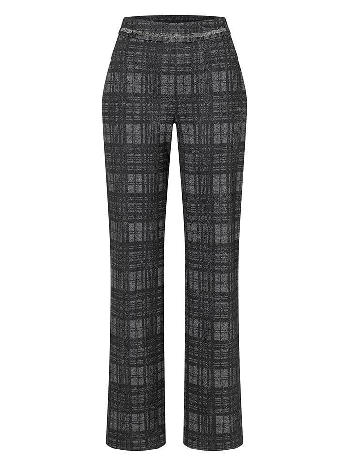 MAC Spodnie "Chiara" w kolorze szarym rozmiar: 36/L30