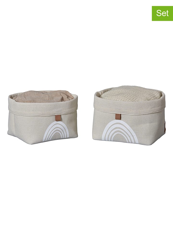 STORE IT Kosze (2 szt.) "Premium" w kolorze beżowym rozmiar: onesize