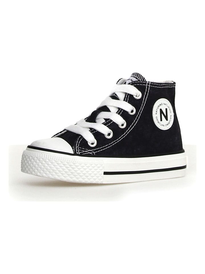 Naturino Sneakersy "Ylfas" w kolorze czarnym rozmiar: 24