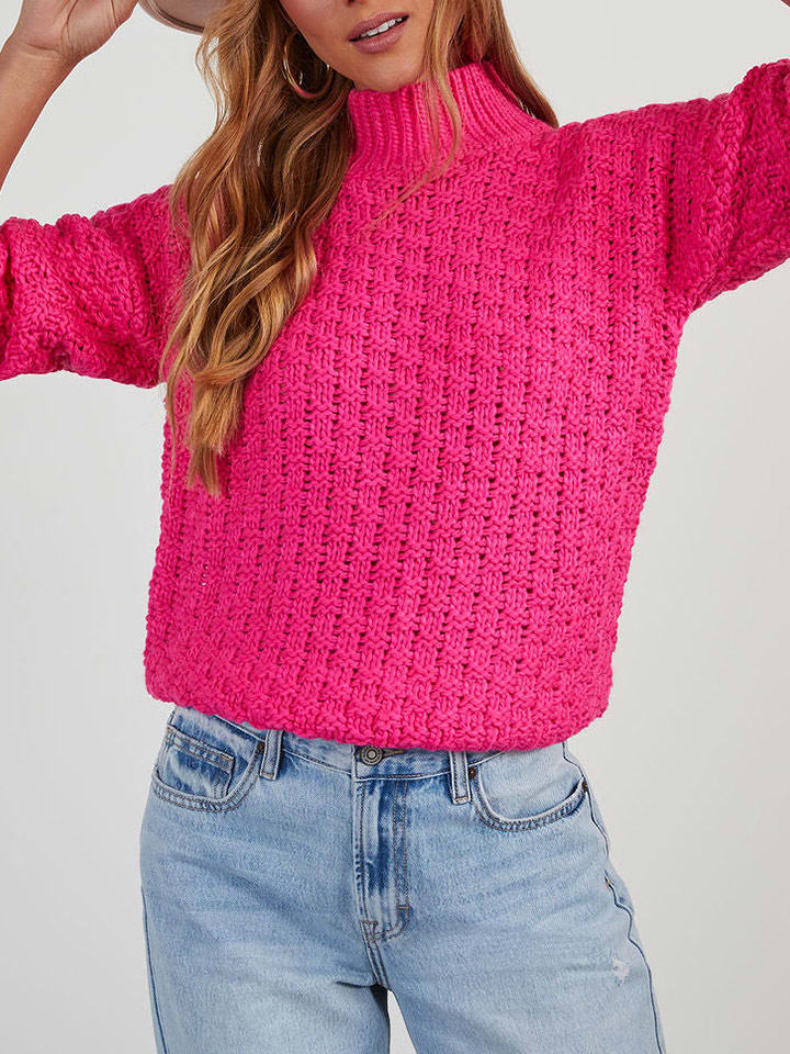 Milan Kiss Sweter w kolorze różowym rozmiar: S