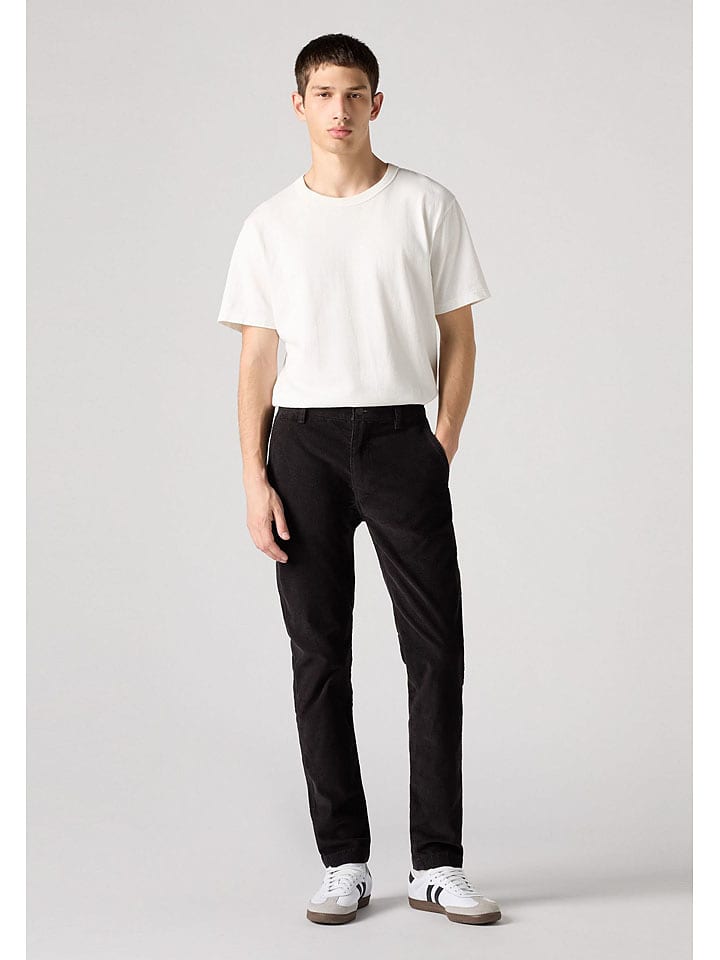 Levi´s Spodnie sztruksowe w kolorze czarnym rozmiar: W34/L30