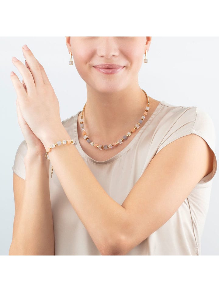 COEUR DE LION Naszyjnik z elementami ozdobnymi - dł. 42 cm rozmiar: onesize