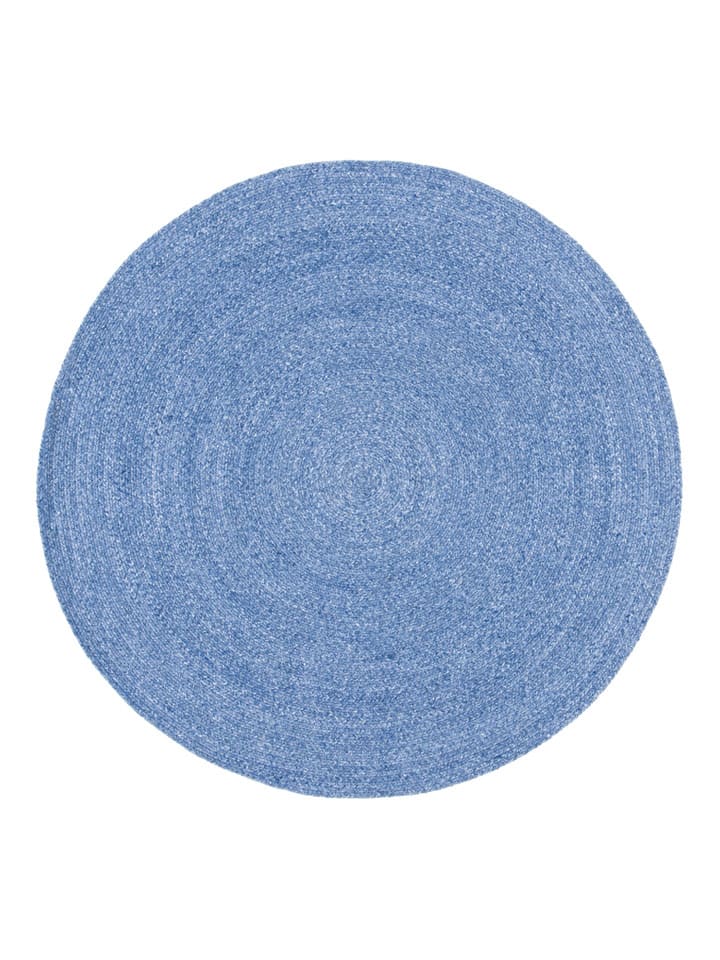 Safavieh Dywan "Braided" w kolorze niebieskim rozmiar: 122x122 cm