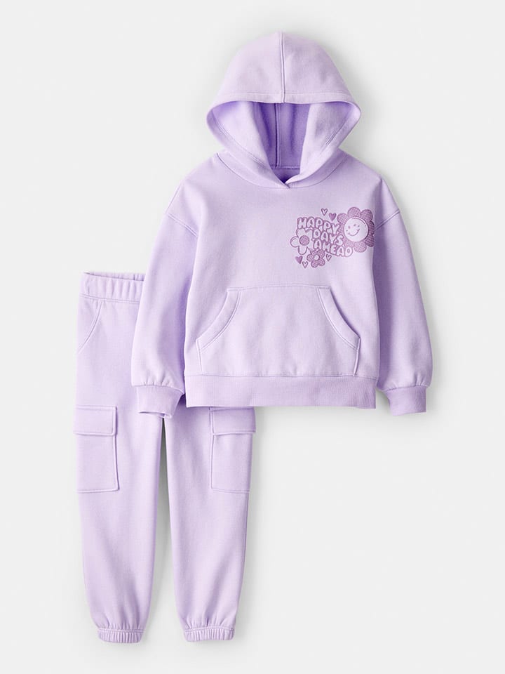 carter's 2-częściowy zestaw w kolorze fioletowym rozmiar: 104