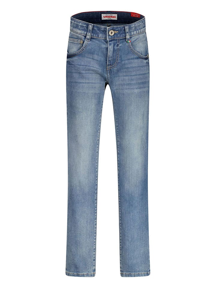 Vingino Dżinsy "Dante" - Slim fit - w kolorze niebieskim rozmiar: 152