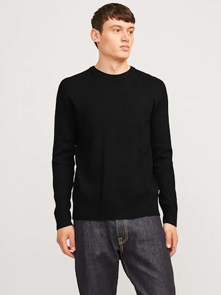 Jack & Jones Sweter w kolorze czarnym rozmiar: M