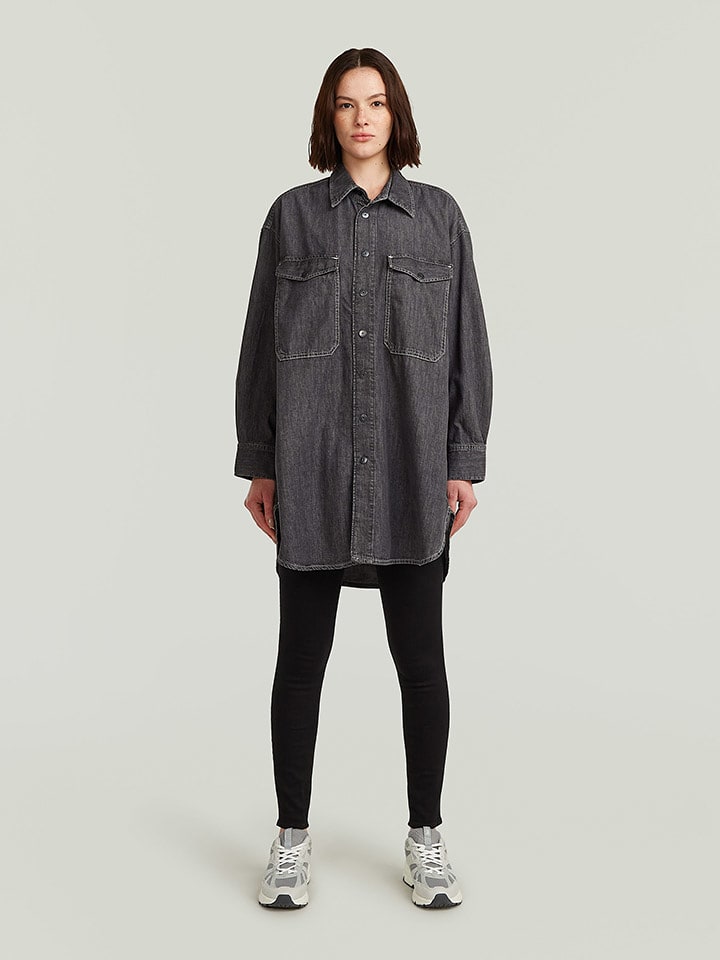 G-Star Koszula dżinsowa w kolorze antracytowym rozmiar: XL