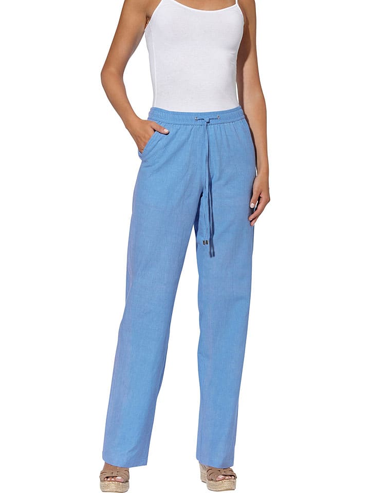 Heine Spodnie w kolorze błękitnym rozmiar: 40