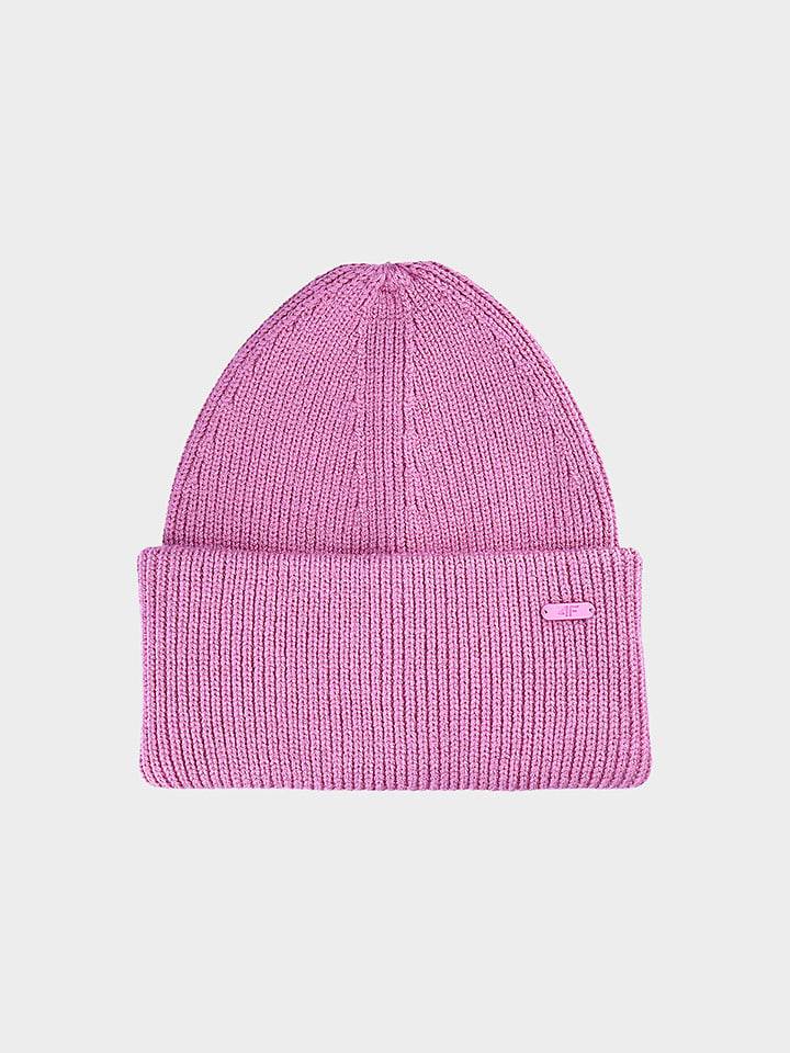4F Czapka beanie w kolorze fioletowym rozmiar: M
