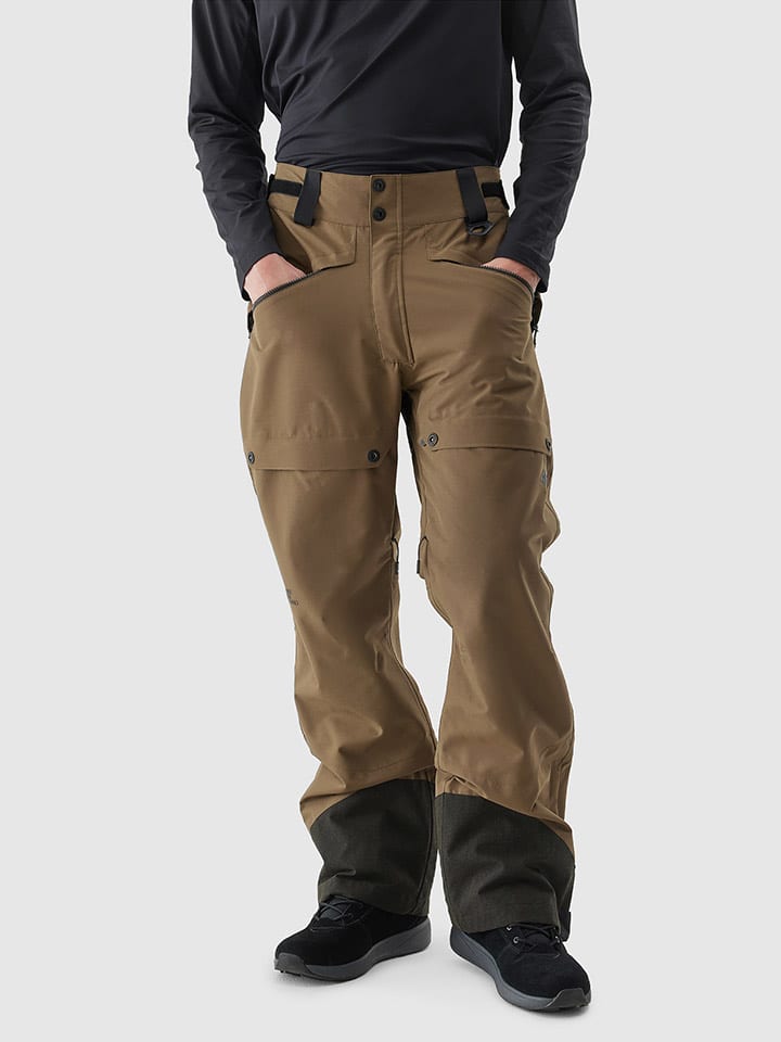 4F Spodnie narciarskie w kolorze khaki rozmiar: XL