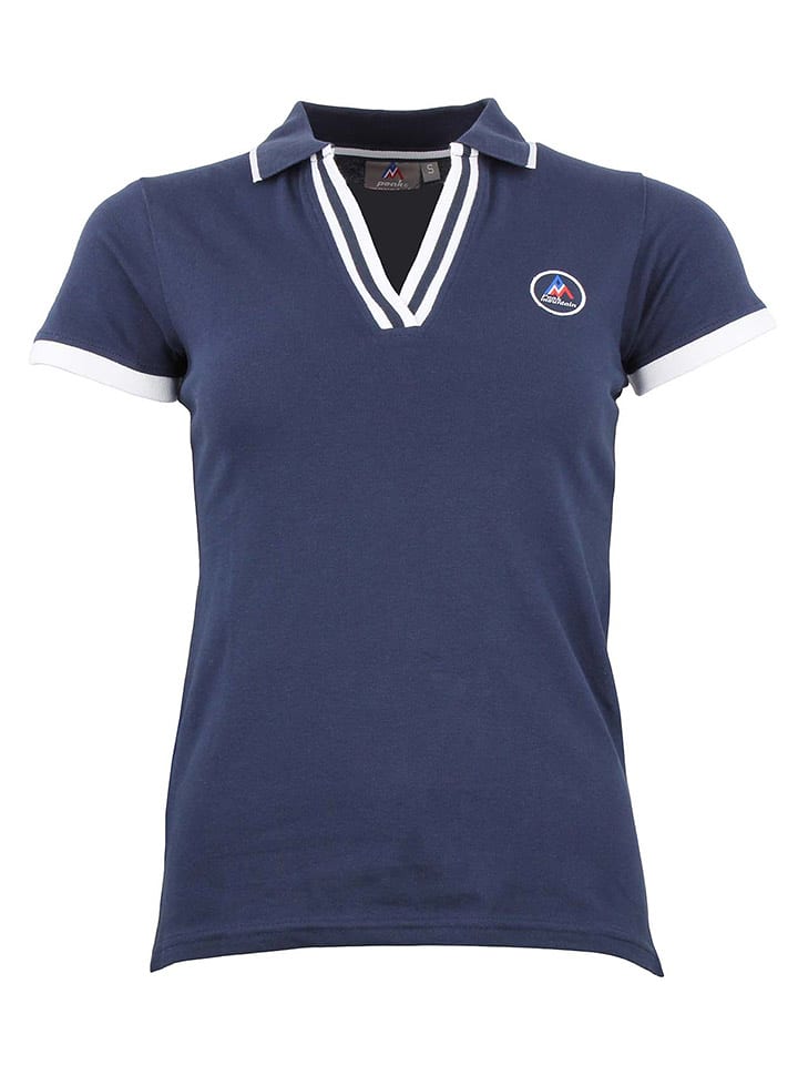 Peak Mountain Koszulka polo w kolorze granatowym rozmiar: L