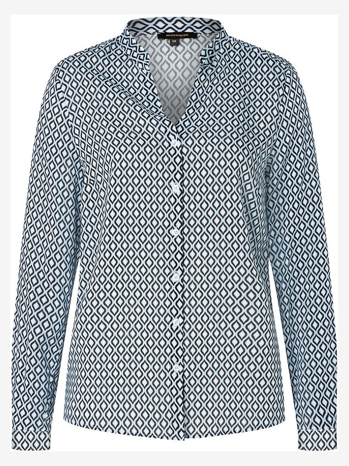 More & More Bluzka w kolorze błękitno-czarnym rozmiar: onesize