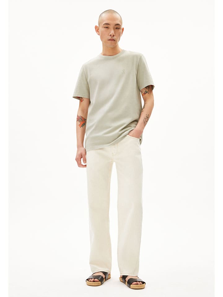 armedangels Koszulka "Maarkos" w kolorze zielonym rozmiar: S