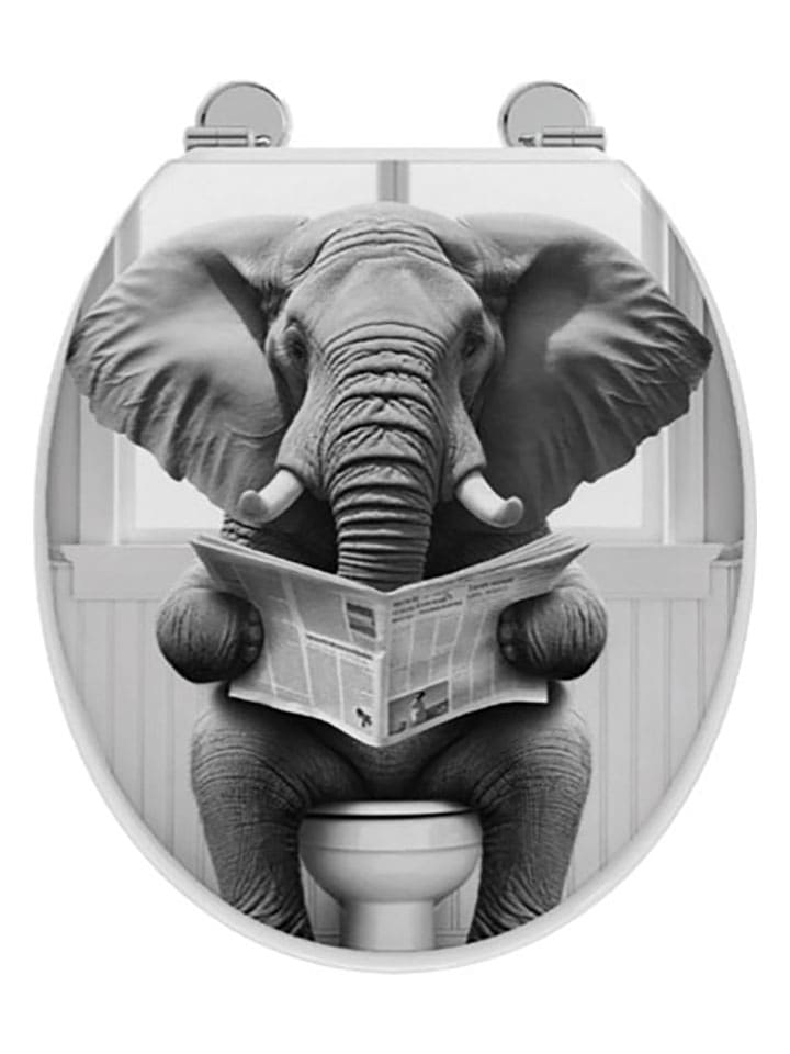 SiL Interiors Deska WC "Elephant" w kolorze czarnym rozmiar: onesize