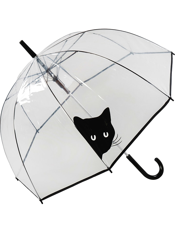 SUSINO Parasol "Peeking Cat" w kolorze czarnym - Ø 84 cm rozmiar: onesize