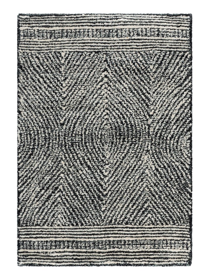 Safavieh Wełniany dywan "Abstract" w kolorze kremowo-szarym rozmiar: 183x183 cm