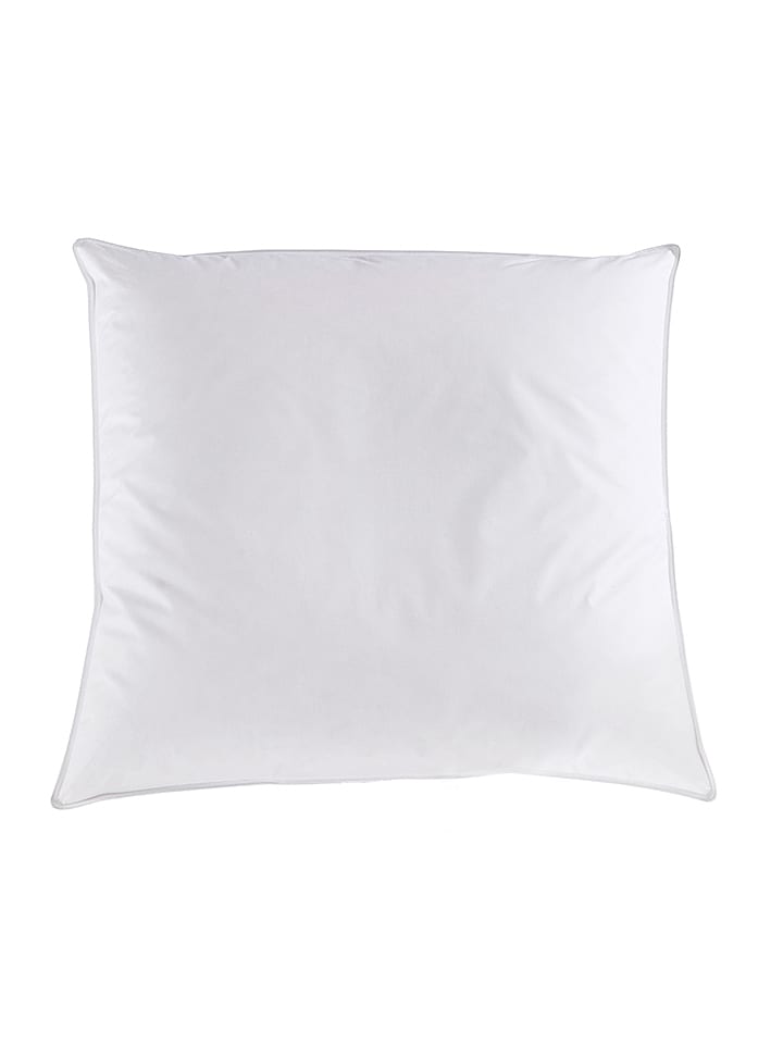 Häussling Bettwaren Trójkomorowa poduszka "Home" w kolorze białym rozmiar: 80x80 cm